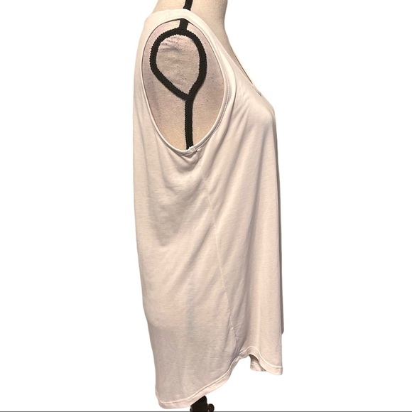 Soft Surroundings Ivory Bellini V-Neck Tank Women's XS - Picture 3 of 7